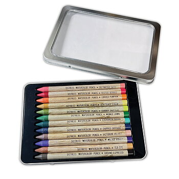 TIM HOLTZ DISTRESS WATERCOLOR PENCILS SET 4