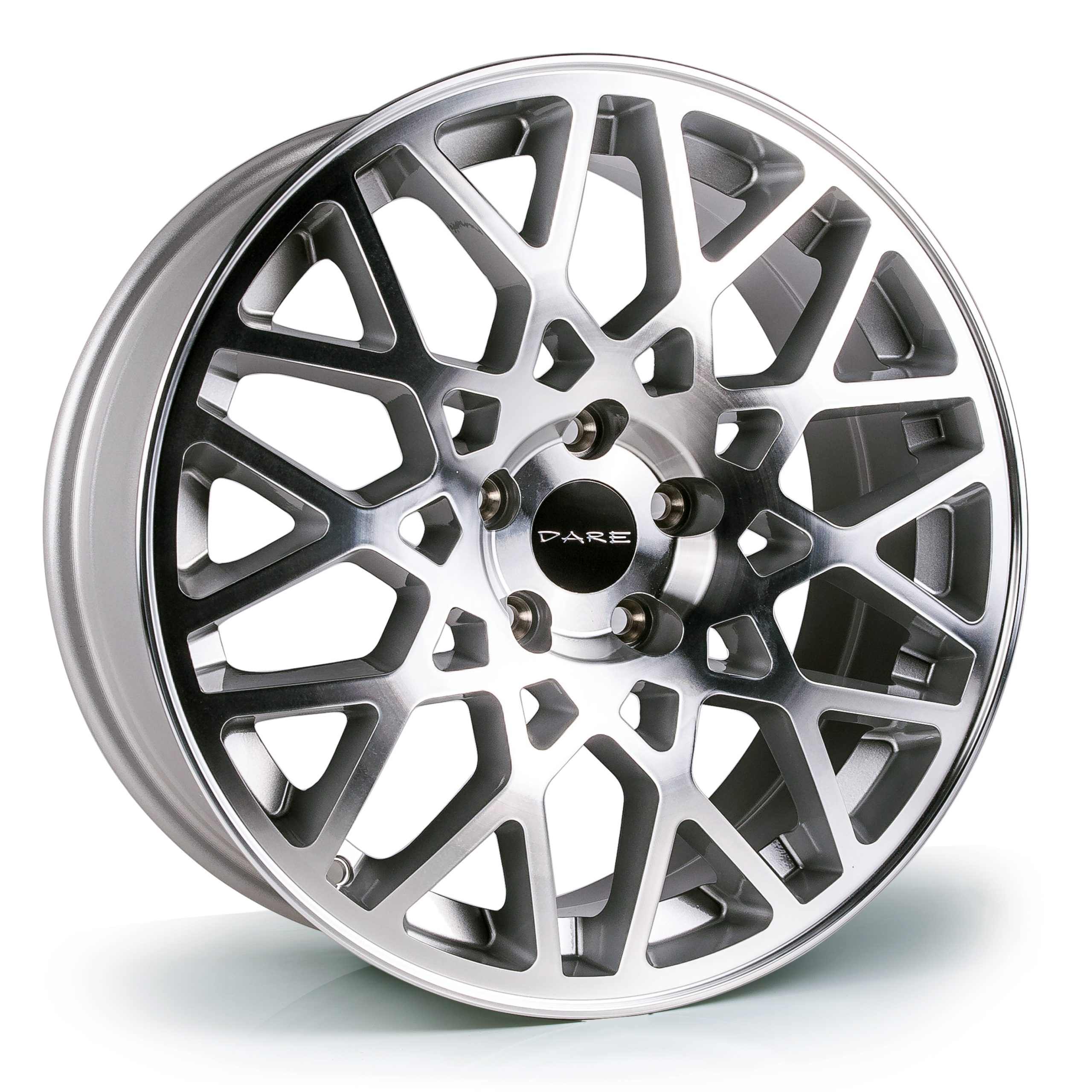19" DARE LG2 - SILVER POLISHED FACE
