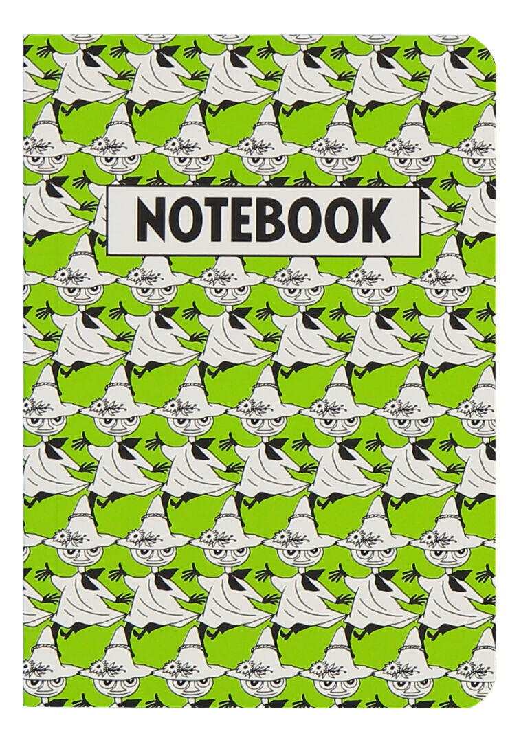 Mumin Skrivbok A6 - Pop Art - Snusmumriken Grön - 3