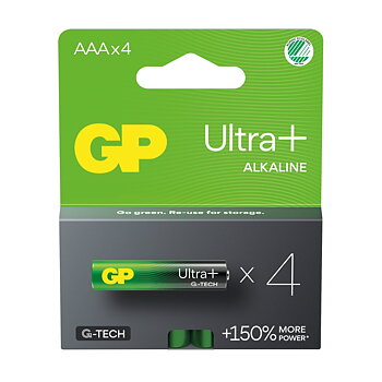 Batteri ultra plus AAA/LR03 4P