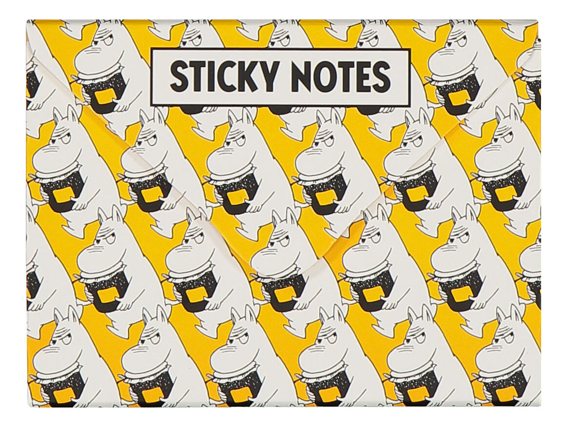 Mumin Sticky Notes - Mumintrollet Gul