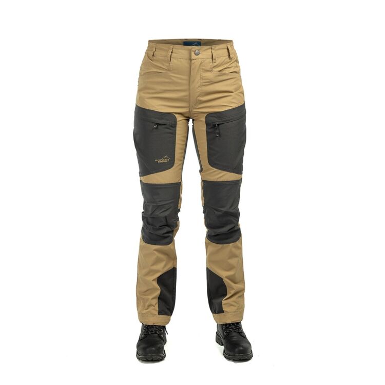 Arrak Outdoor Active Stretch Hose Kurz Damen - Khaki (46)