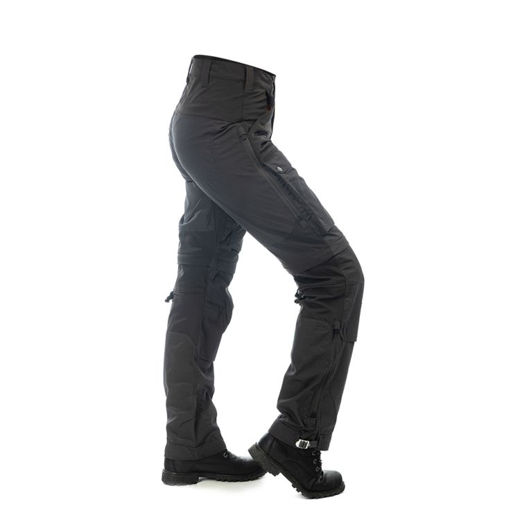 Arrak Outdoor Flexible Zip Off Pants - Women Anthracite 