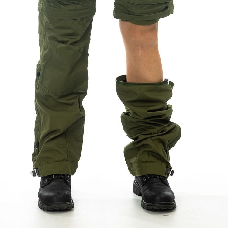 Arrak Outdoor Flexible Zip Off Byxor - Dam Grön