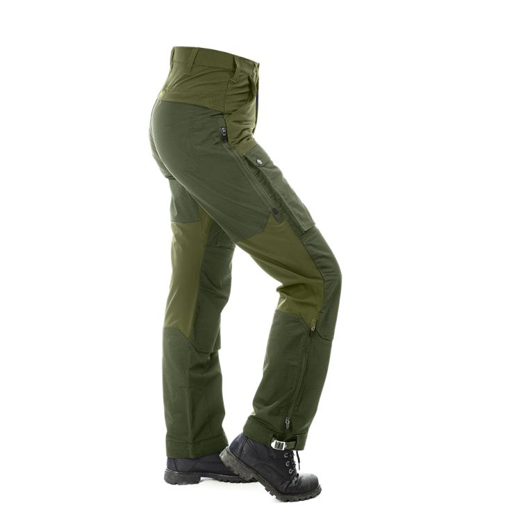 Arrak Outdoor Flexible Zip Off Byxor - Dam Grön