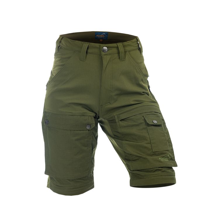 Arrak Outdoor Flexible Zip Off Byxor - Dam Grön