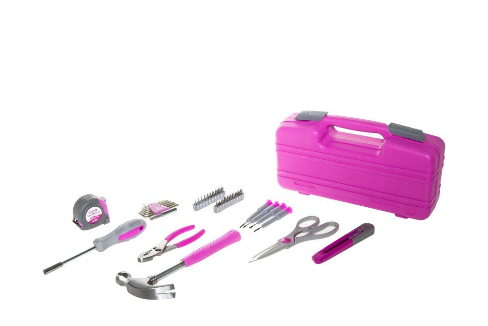 Verktygsset rosa 39 delar
