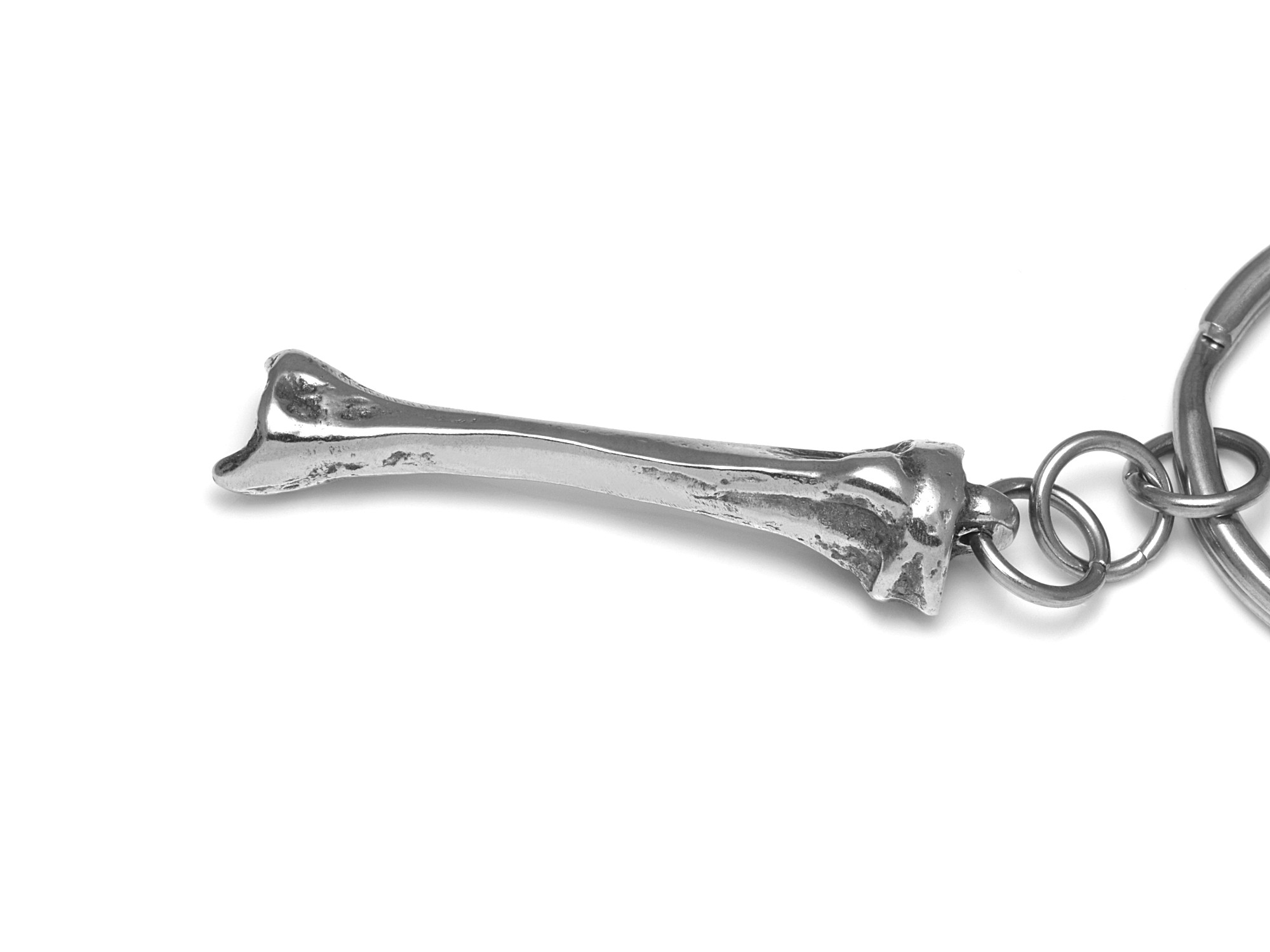 Skenben Nyckelring, Skelett Accessoar, Anatomi Nyckelhållare i Tenn och Stål - 2