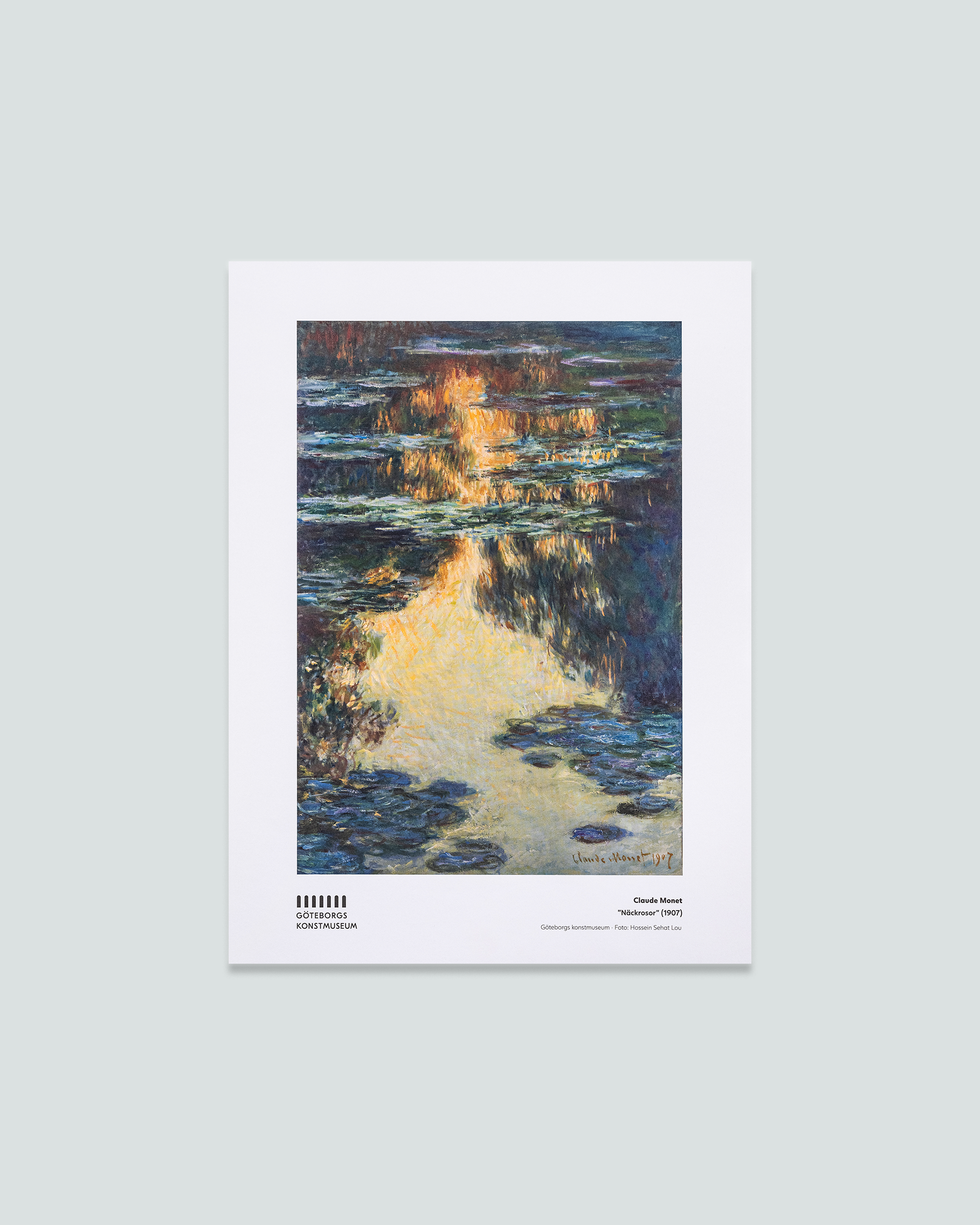Affisch, Claude Monet, Näckrosor