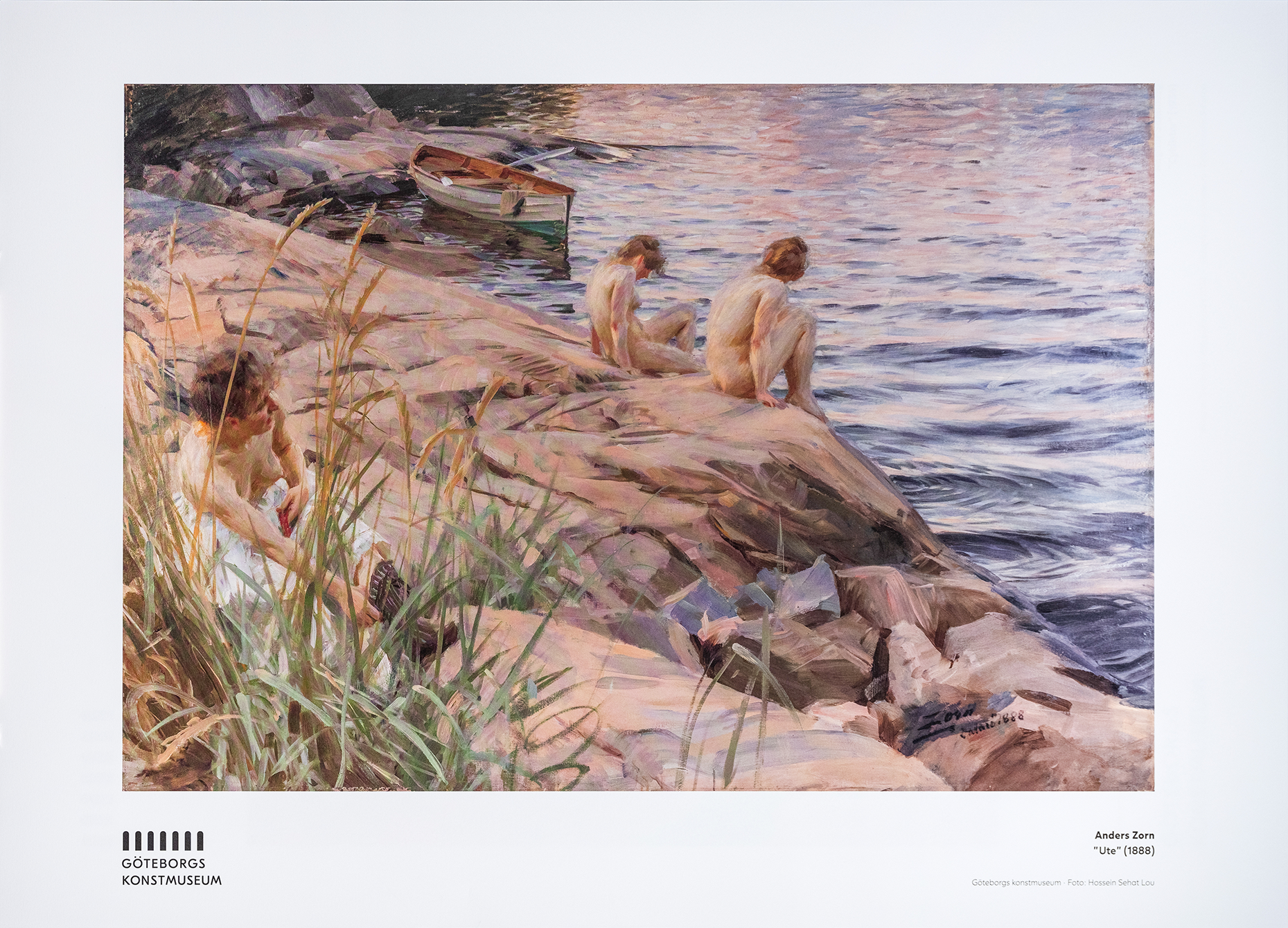 Affisch, Anders Zorn, Ute 