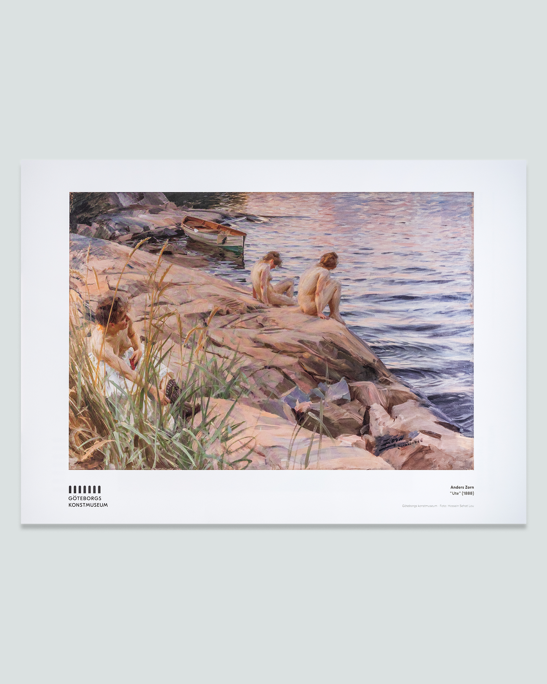 Affisch, Anders Zorn, Ute 