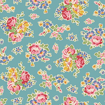 Tilda Jubilee Bird Sue Teal