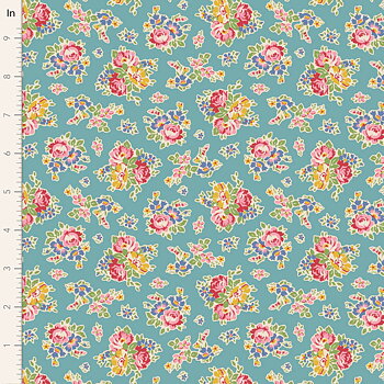 Tilda Jubilee Bird Sue Teal