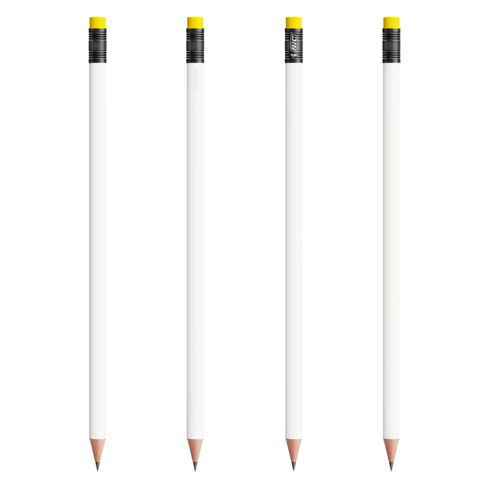 Blyertspenna BIC® Evolution® Ecolutions® med suddgummi, 2+färger - 7