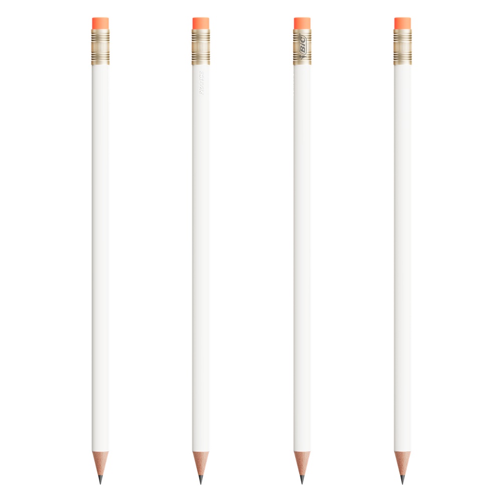 Blyertspenna BIC® Evolution® Ecolutions® med suddgummi, 2+färger - 8