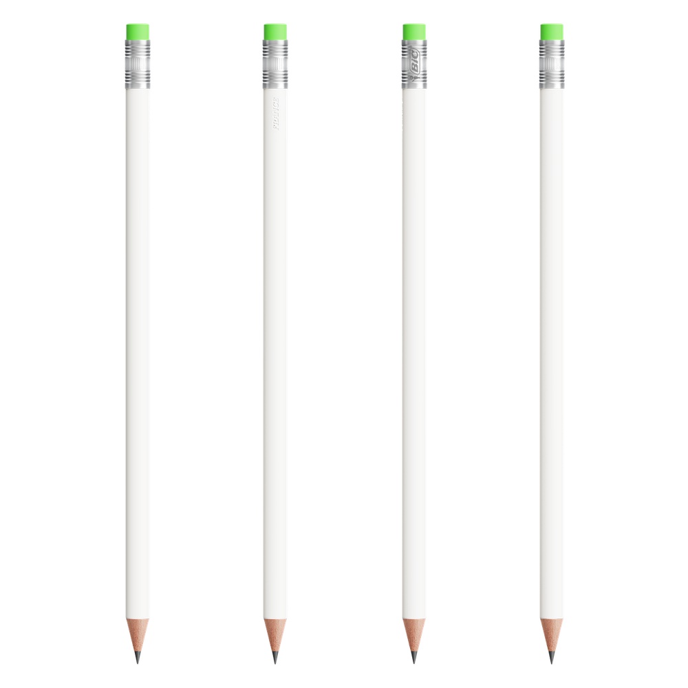 Blyertspenna BIC® Evolution® Ecolutions® med suddgummi, 2+färger - 6