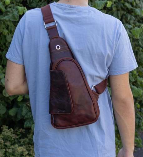 Passatore Cross-body Axelväska Antico Brown