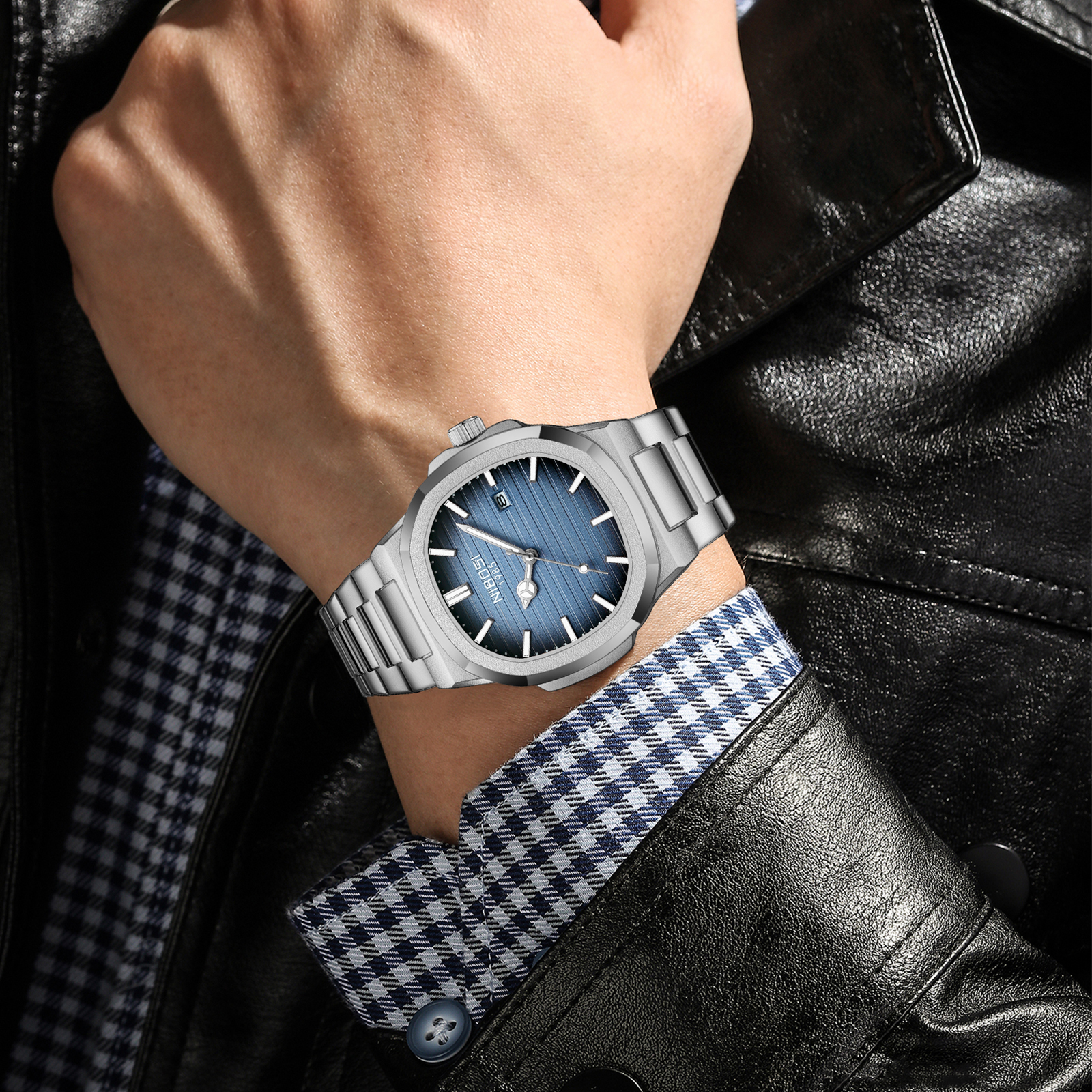 Nibosi Astronaut Silver Black - 13