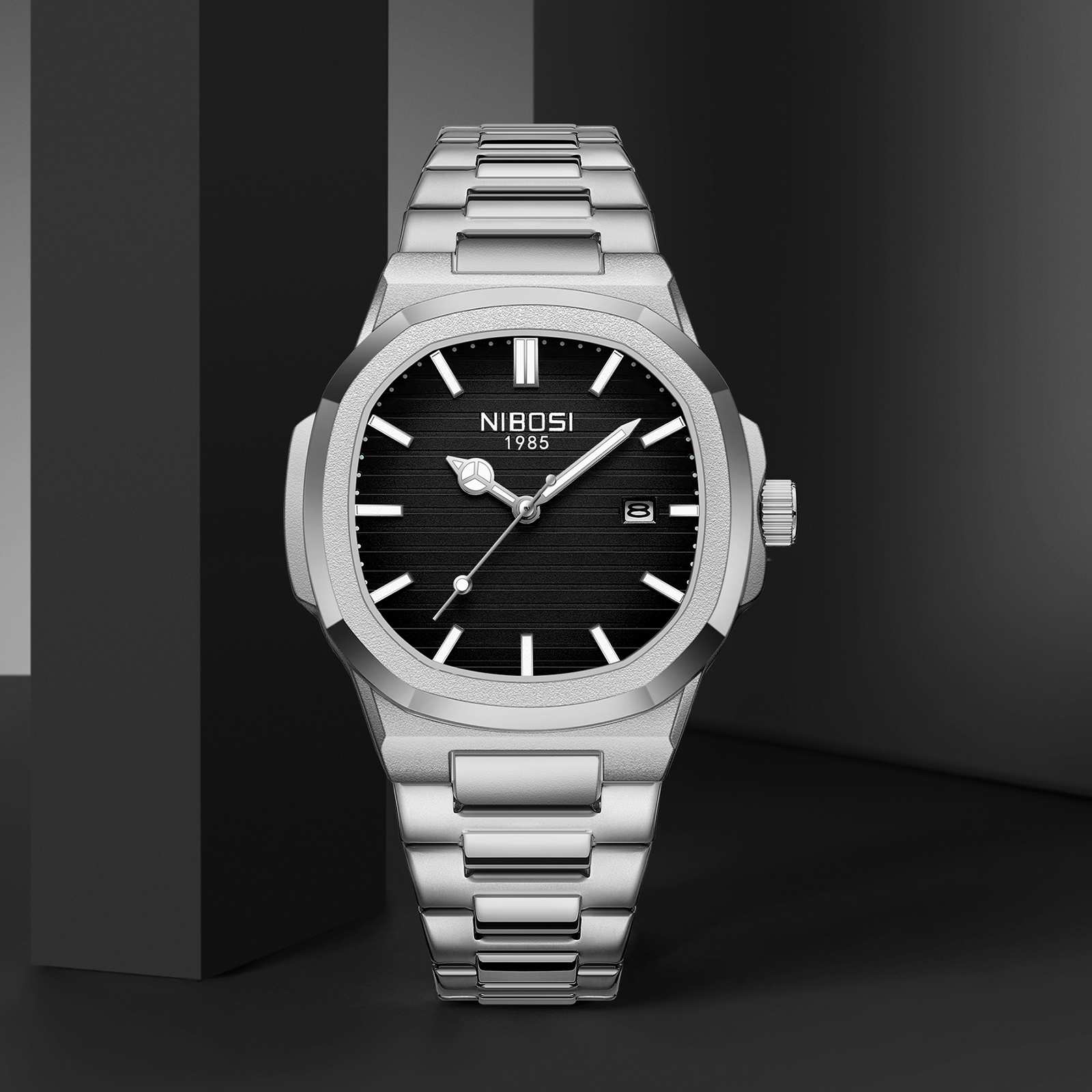 Nibosi Astronaut Silver Black - 7