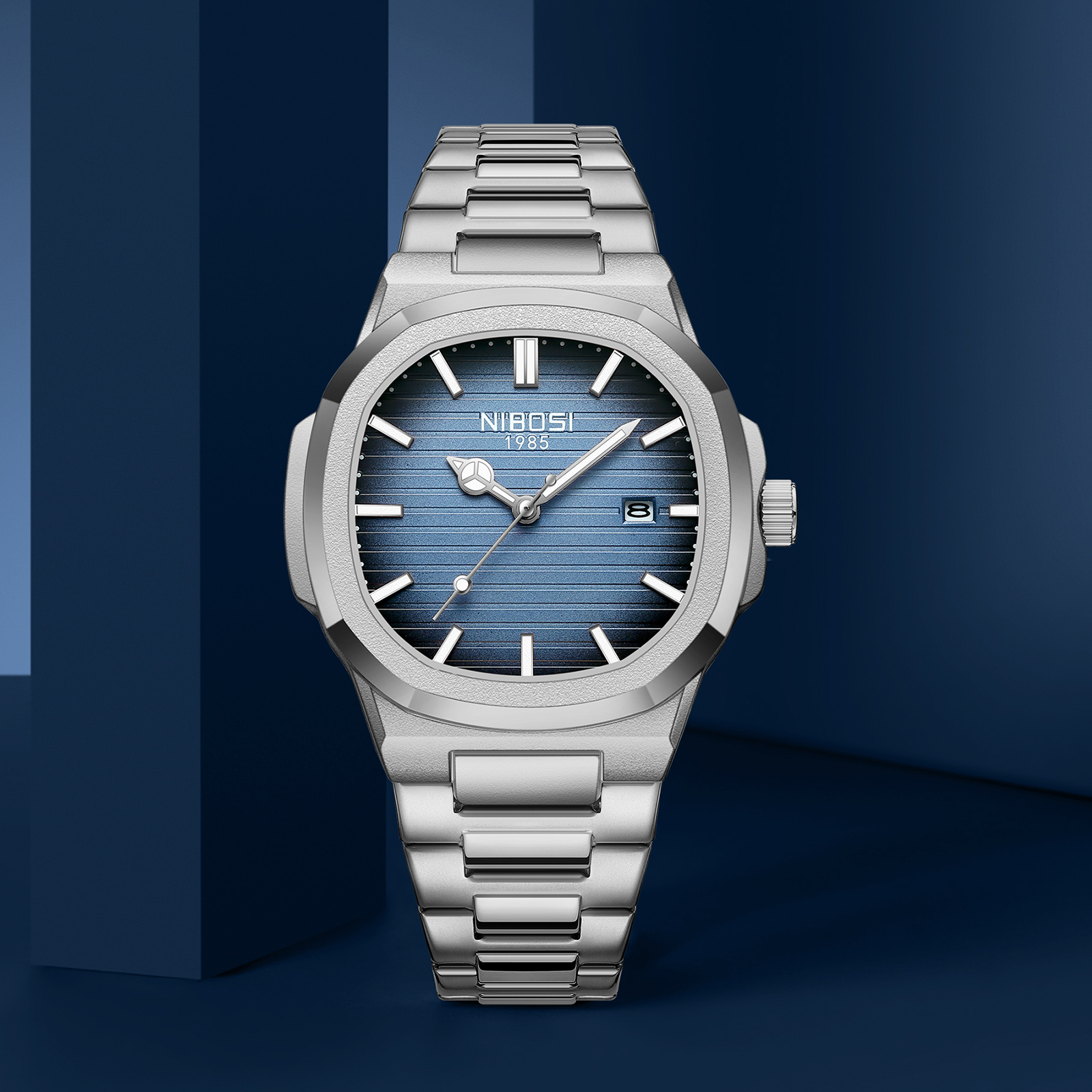 Nibosi Astronaut Silver Blue - 7