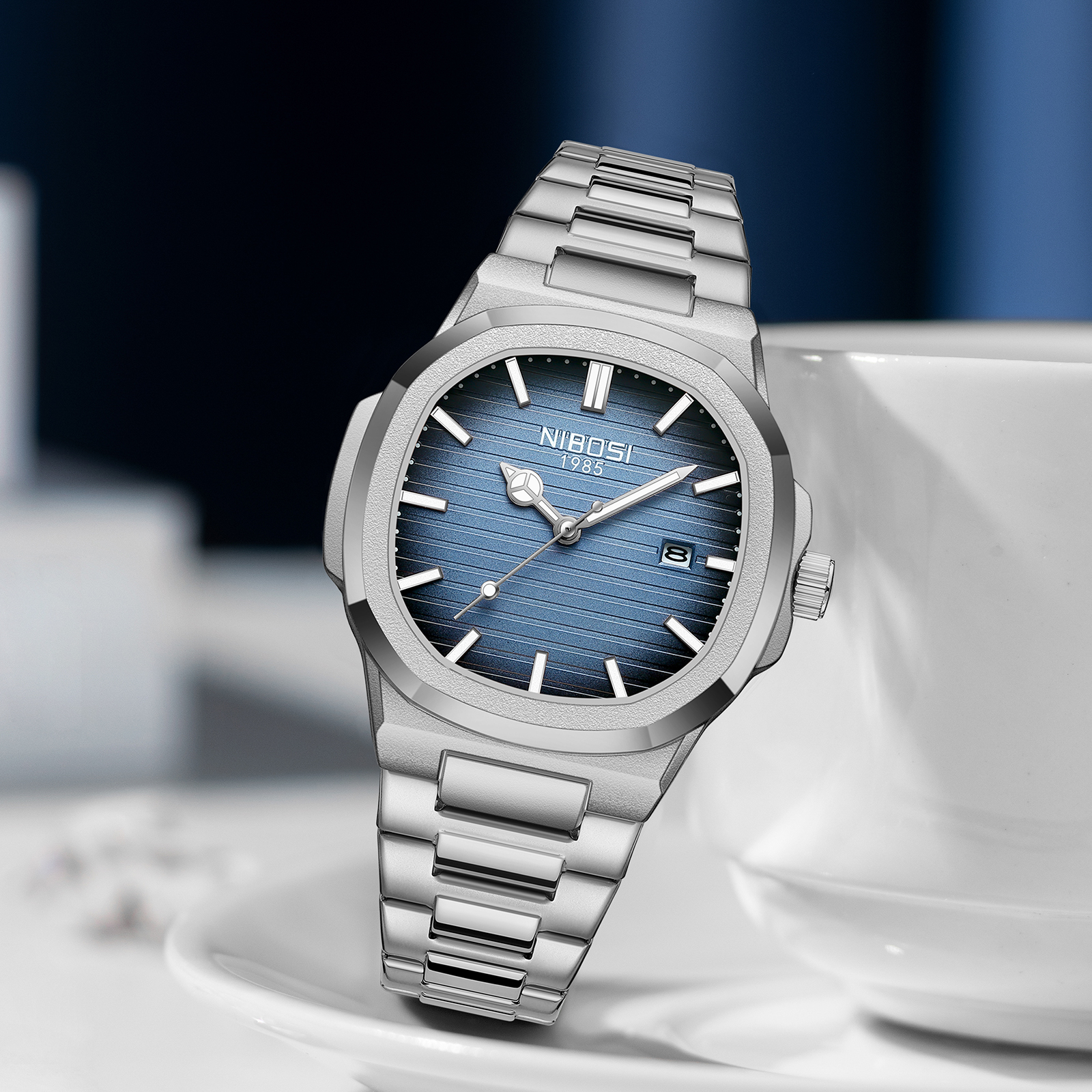 Nibosi Astronaut Silver Blue - 9
