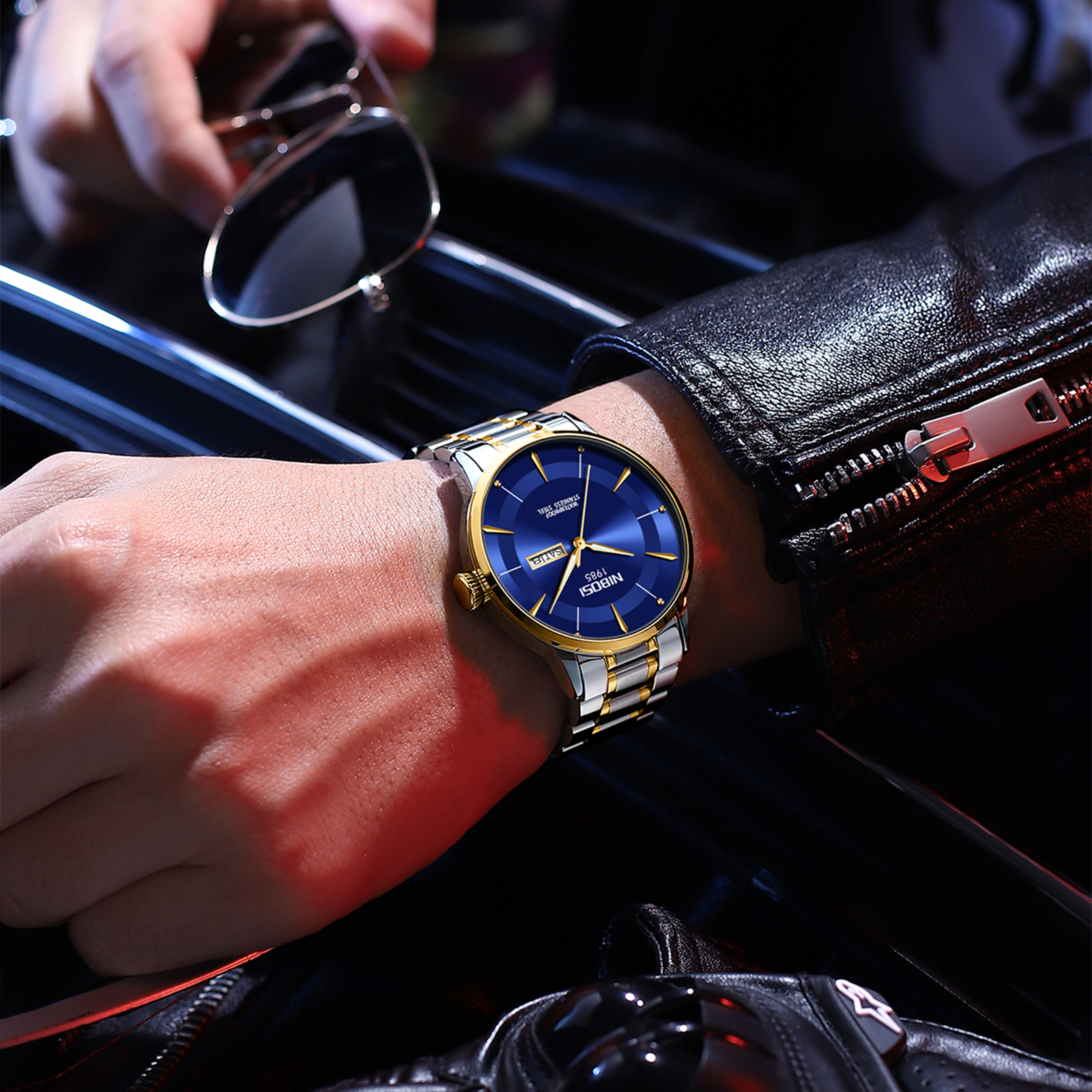 Nibosi Space Cadet Silver Gold Blue - 7