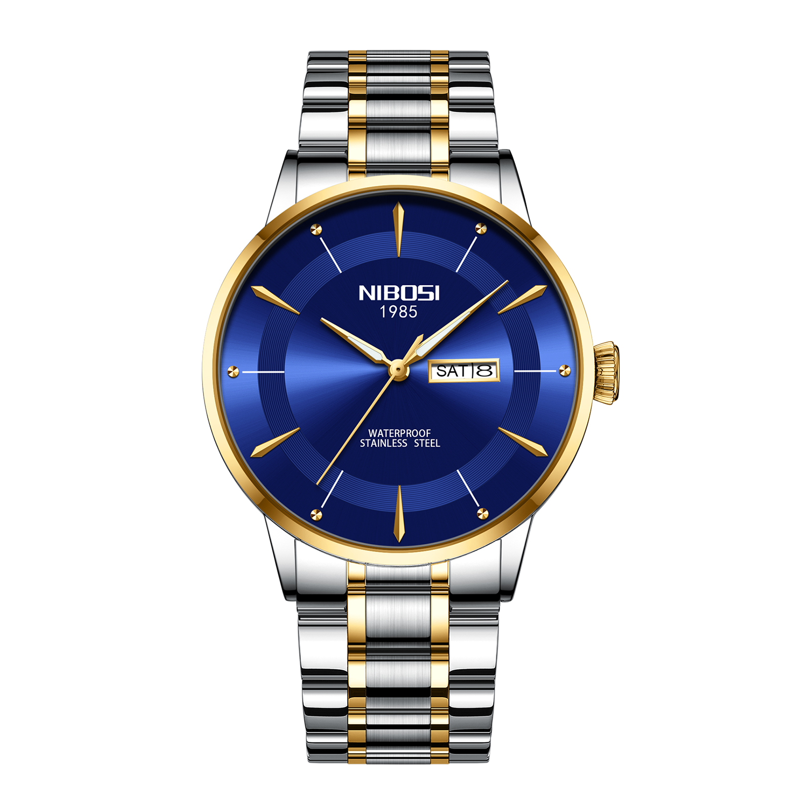 Nibosi Space Cadet Silver Gold Blue