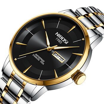 Nibosi Space Cadet Silver Black Gold