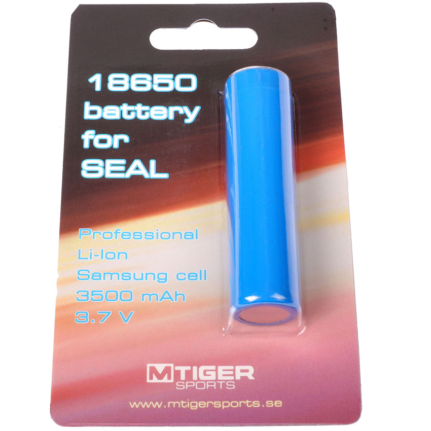 M Tiger Sports Original batteri for SEAL- 3.7V (3500mAh)- Samsung 18650-celle
