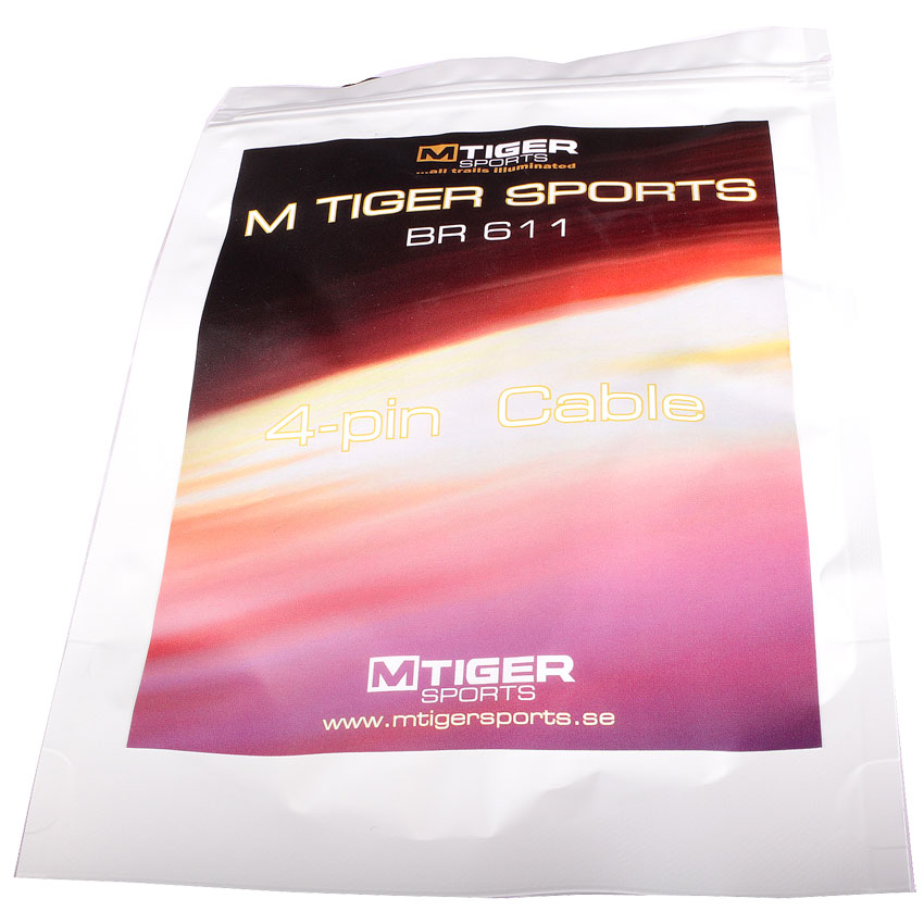 M Tiger Sports 60 cm 4-polet forlængerledning - 2