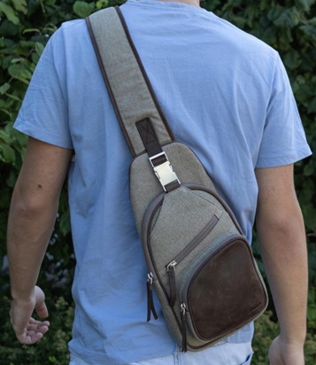 Passatore Cross-body Axelväska Sand