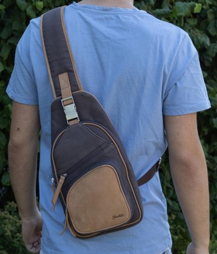Passatore Cross-body Axelväska Brown-Dark Grey