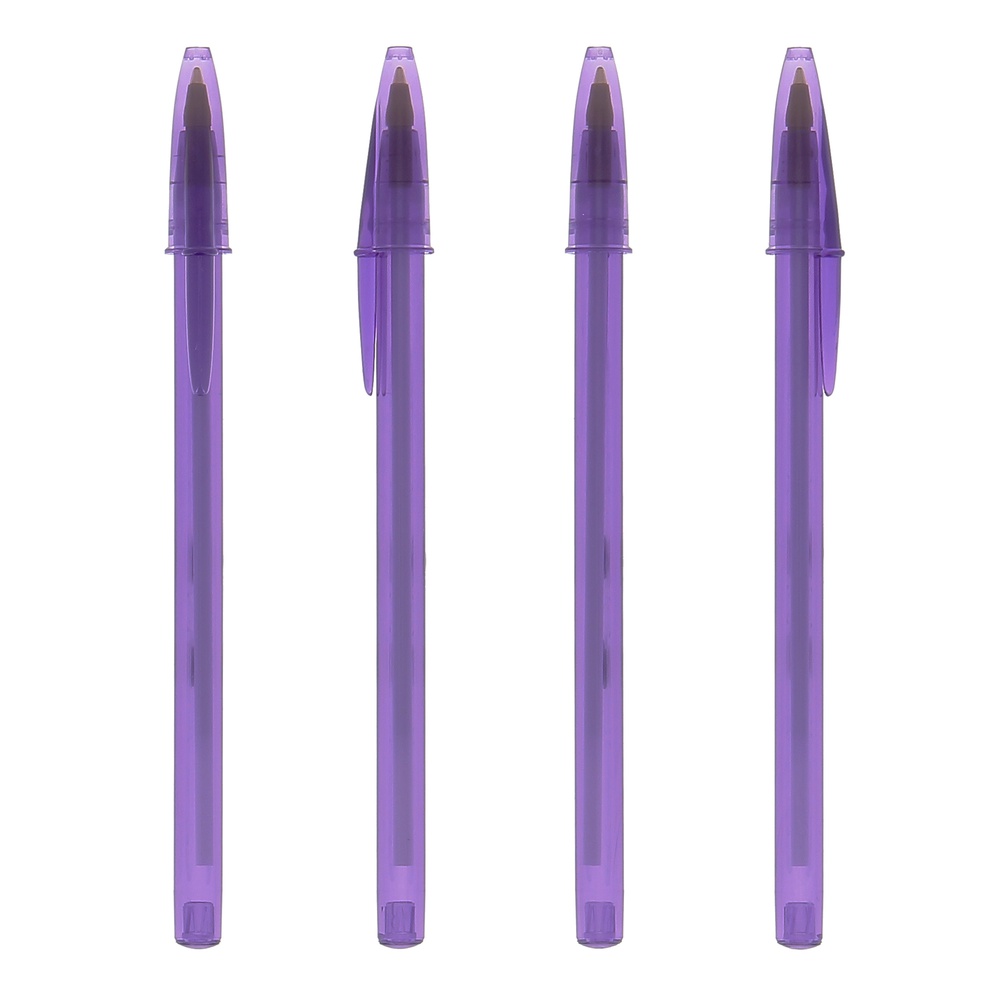 BIC® Style penna, Clear 6 färger  - 6