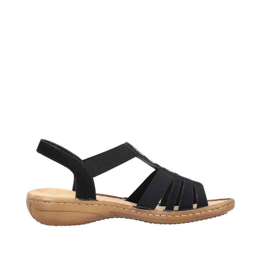 Rieker Resårsandal Svart - 2