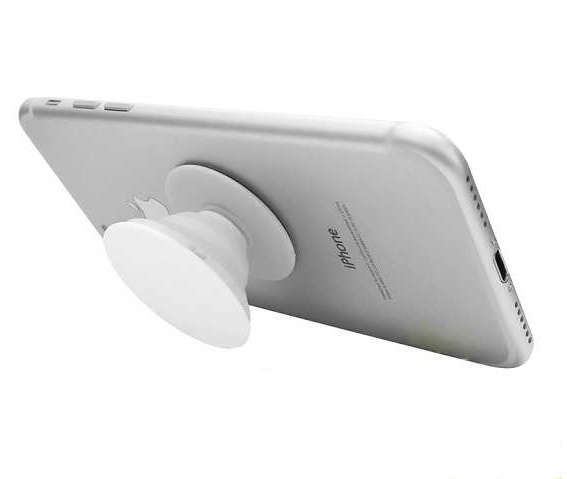 Google Pixel 7 Pro Case & Finger Holder - Protection and Comfort - White - 4