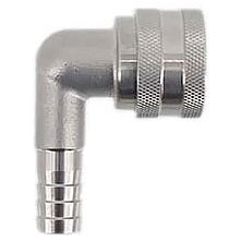 Snabbkoppling QD hona - 12 mm nippel, vinkel