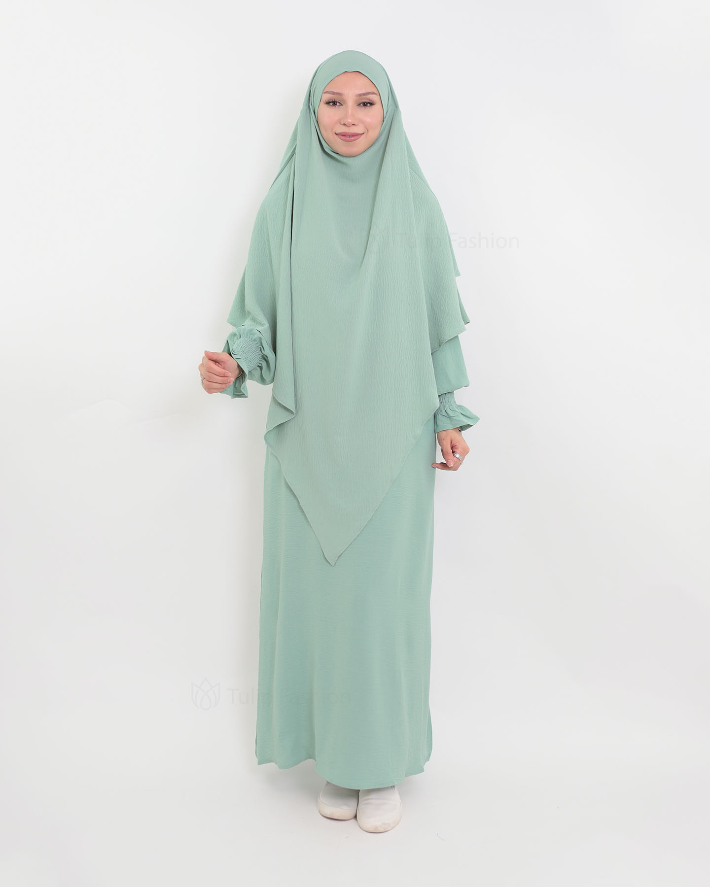 Maryam  Khimar - Pistachio Green - 4