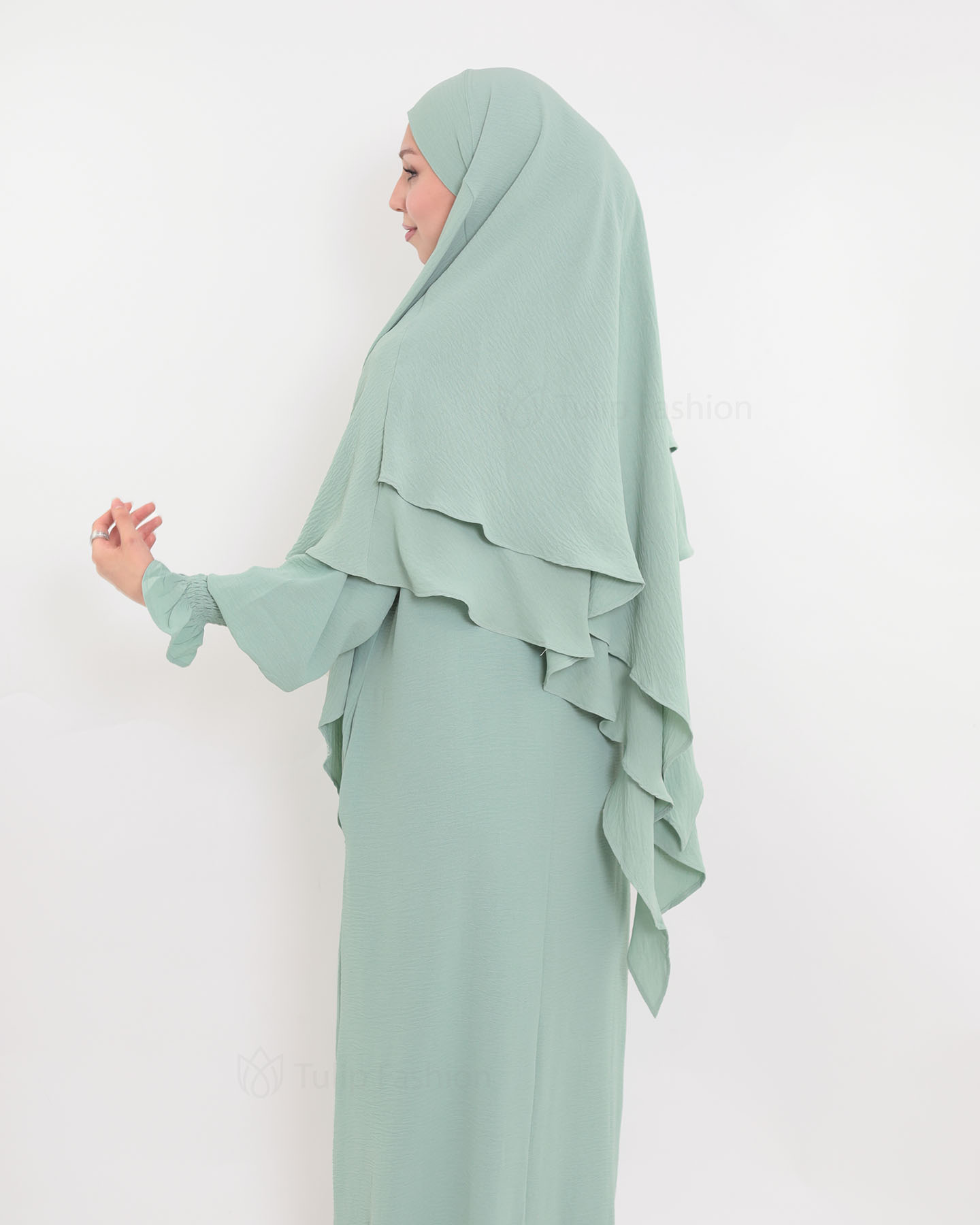 Maryam  Khimar - Pistachio Green - 2