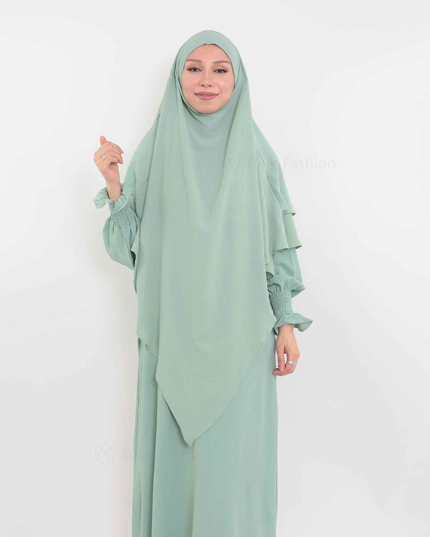 Maryam  Khimar - Pistachio Green
