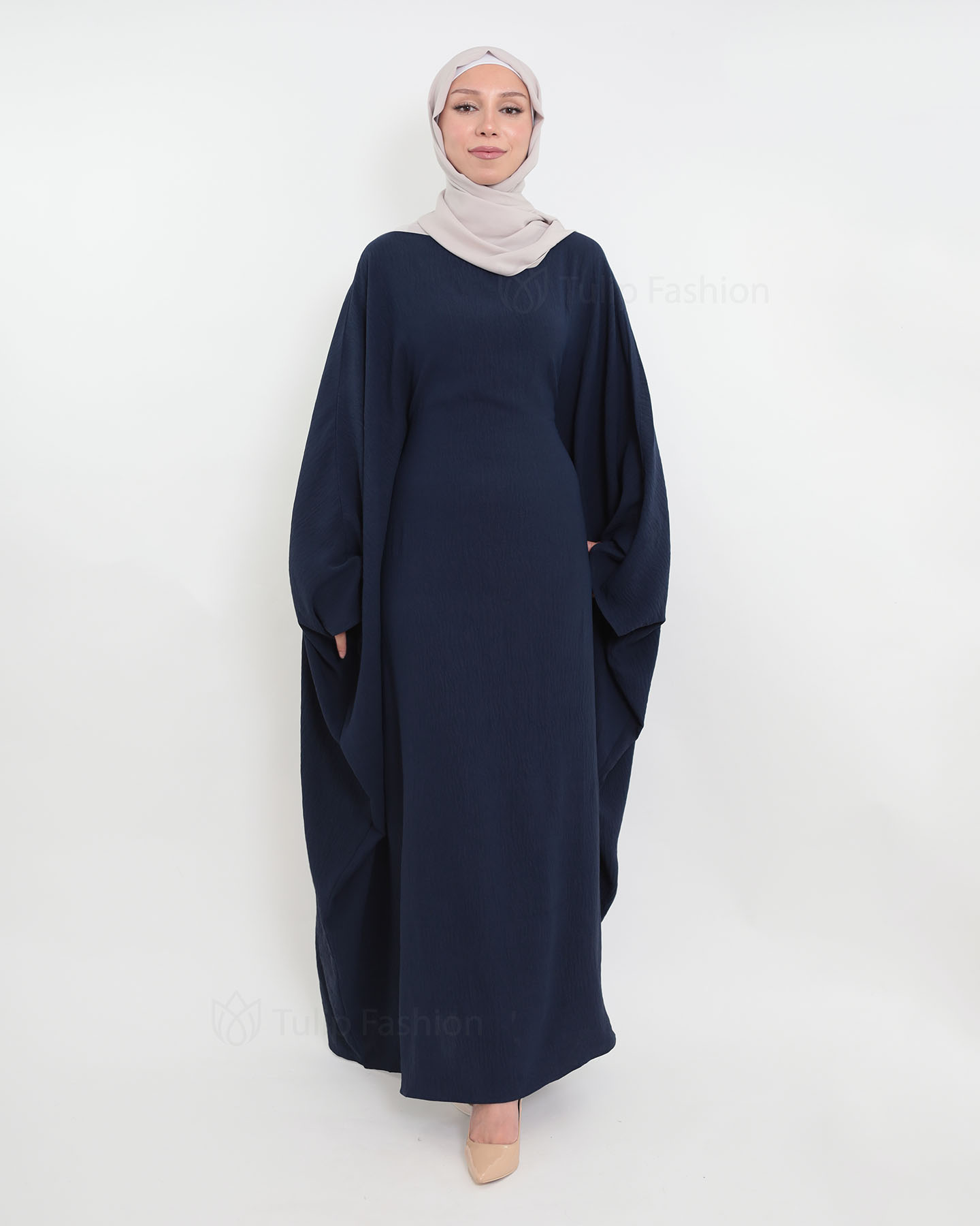 Amani  Abaya - Midnight Blue - 5
