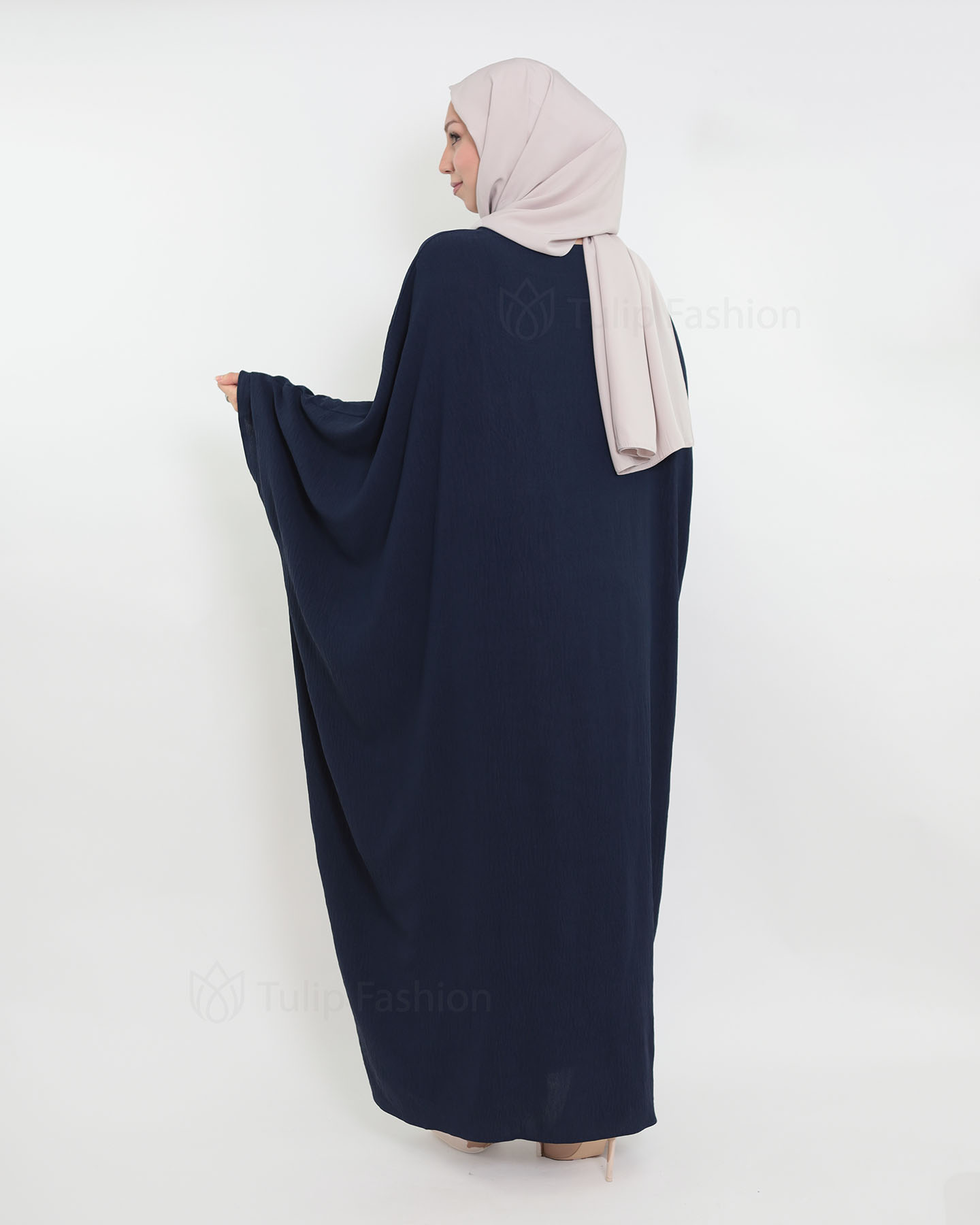 Amani  Abaya - Midnight Blue - 6