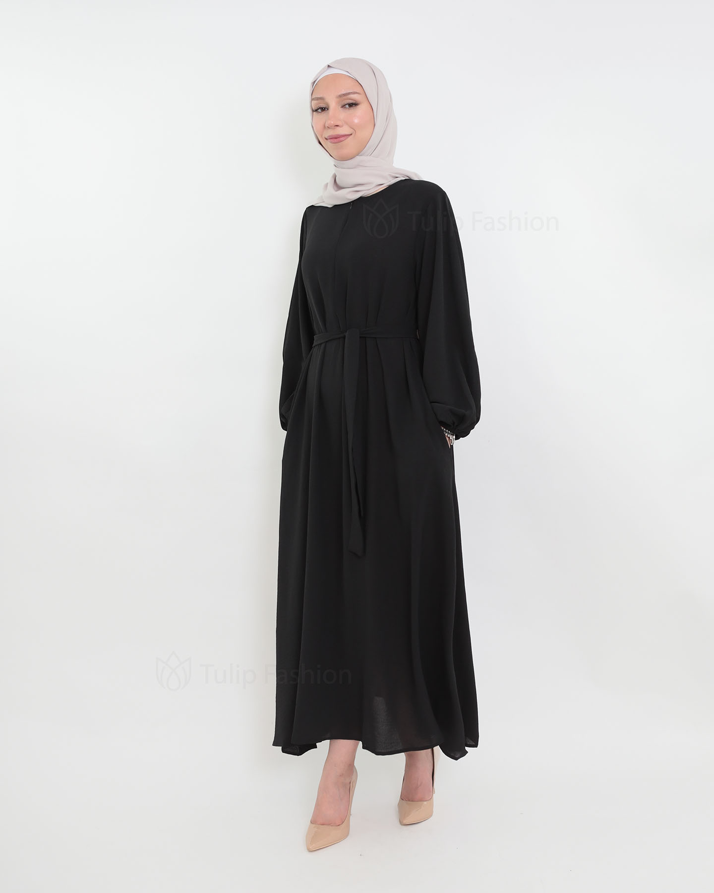 Rihab Abaya - Svart - 4