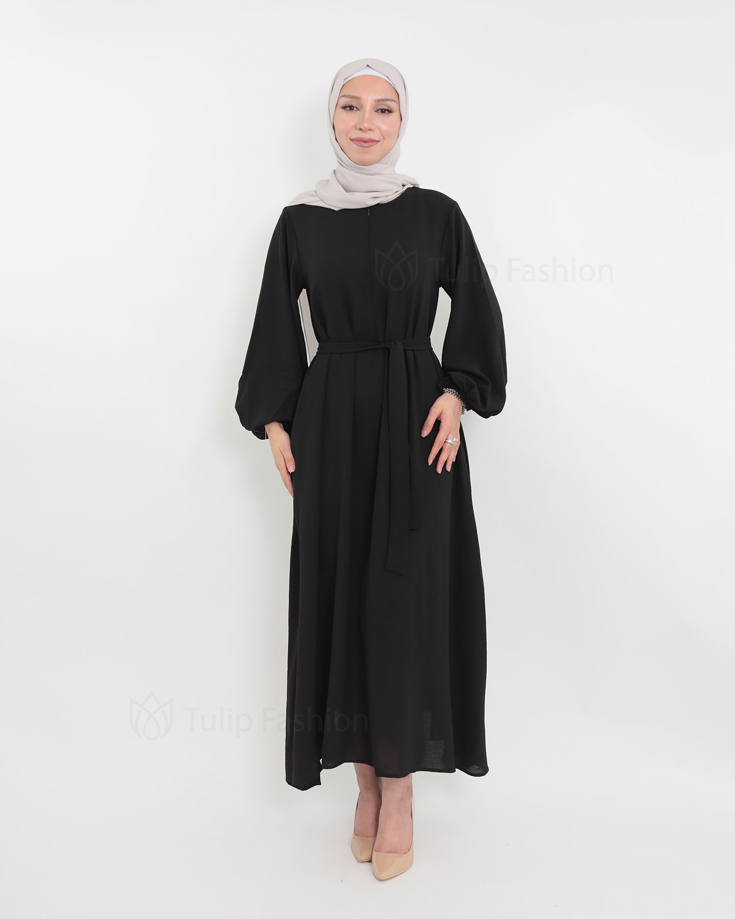 Rihab Abaya - Svart - 3