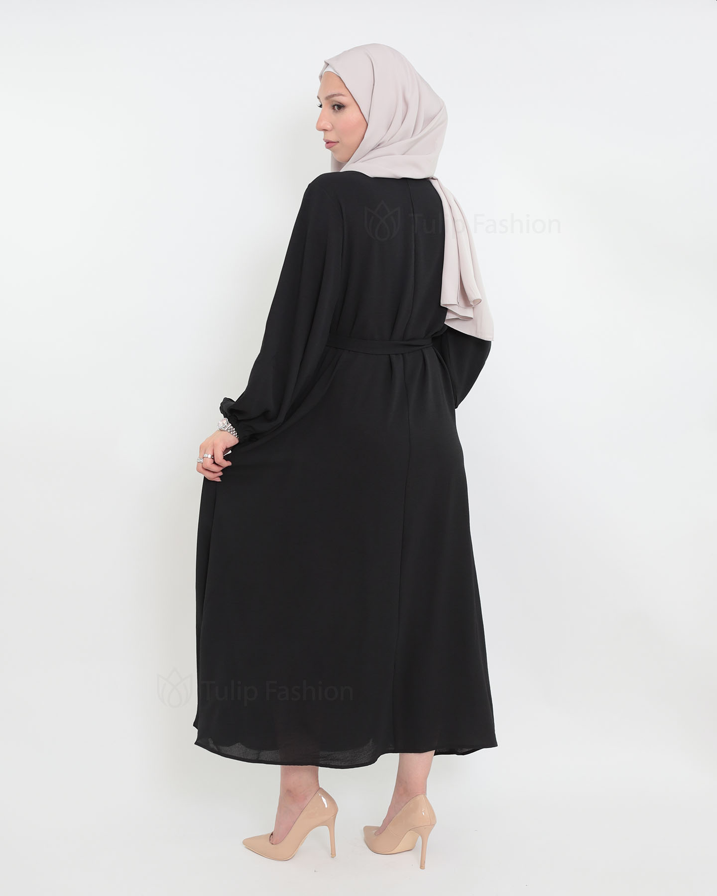 Rihab Abaya - Svart - 5