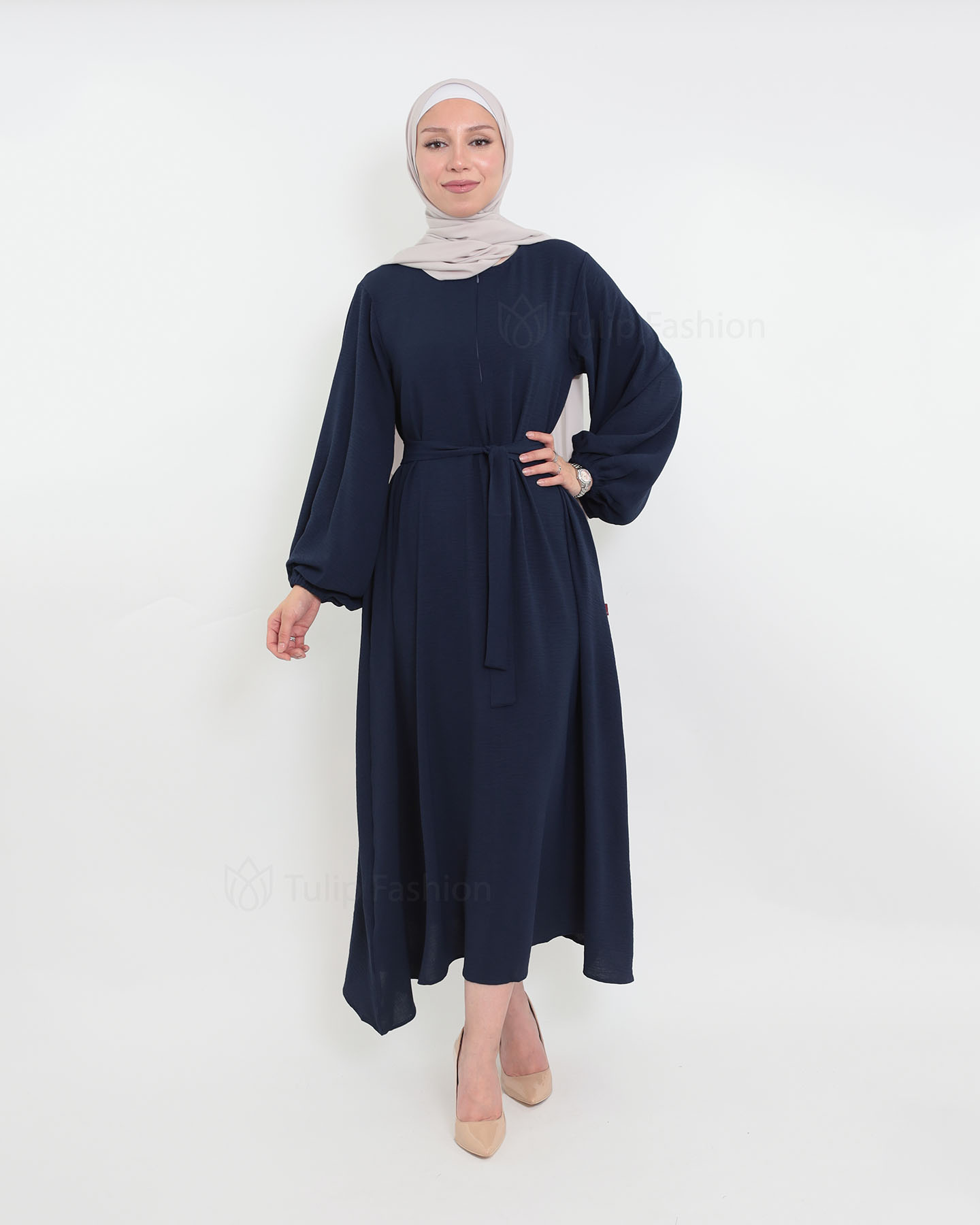 Rihab Abaya - Midnight Blue - 4