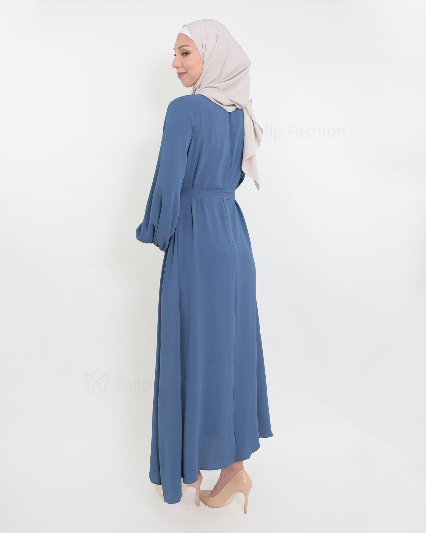 Rihab Abaya - Blue - 5
