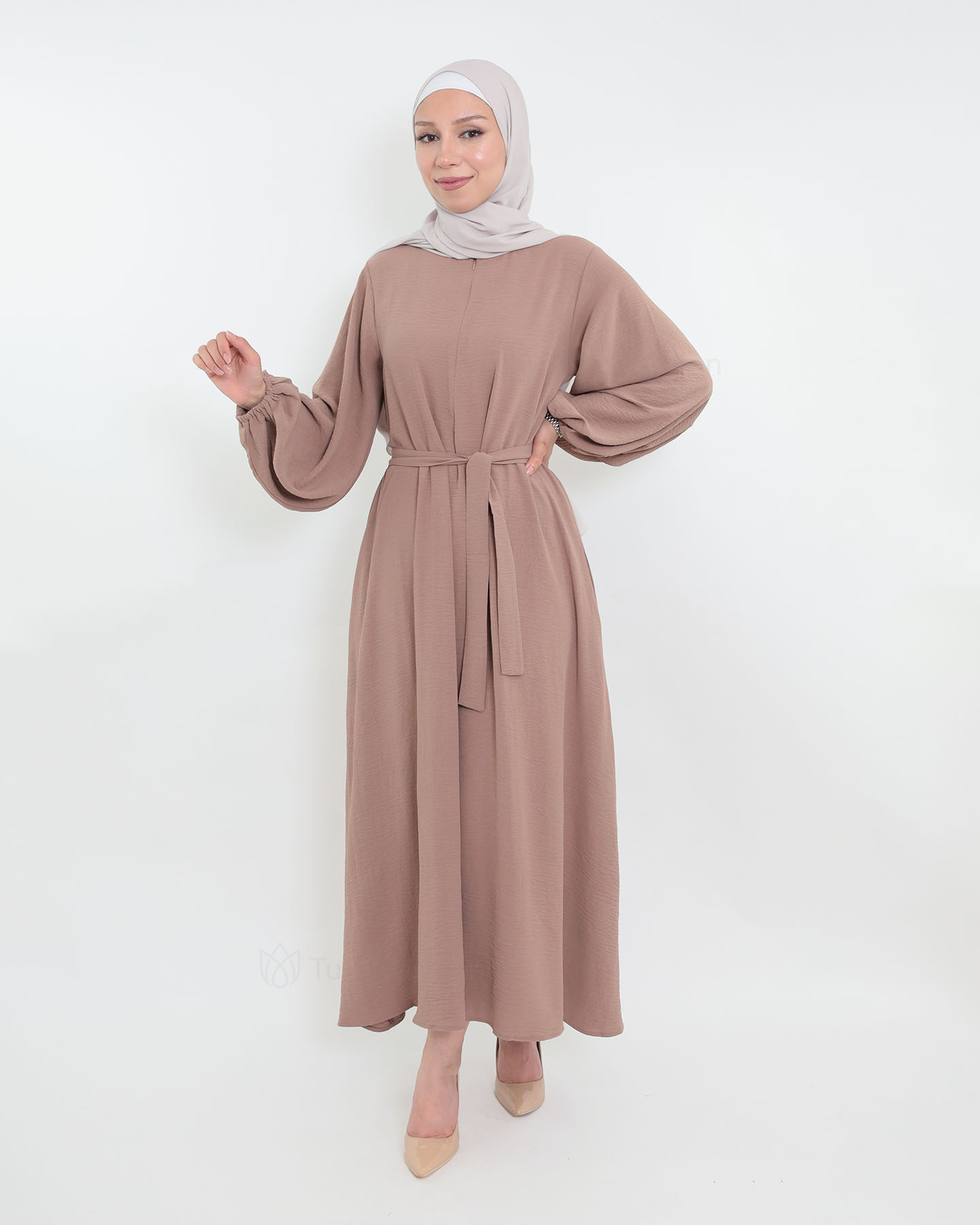 Rihab Abaya - Taupe