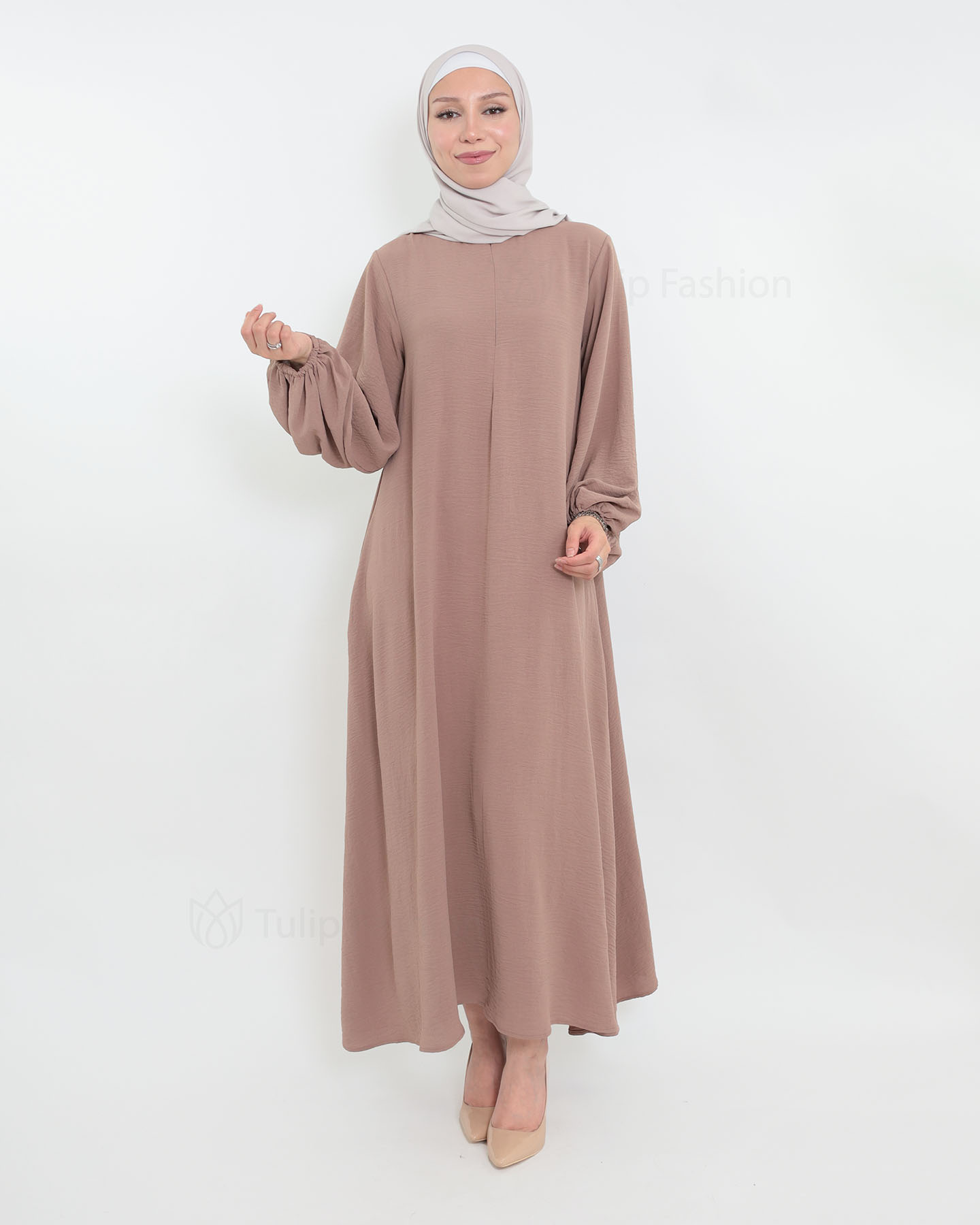 Rihab Abaya - Taupe - 6