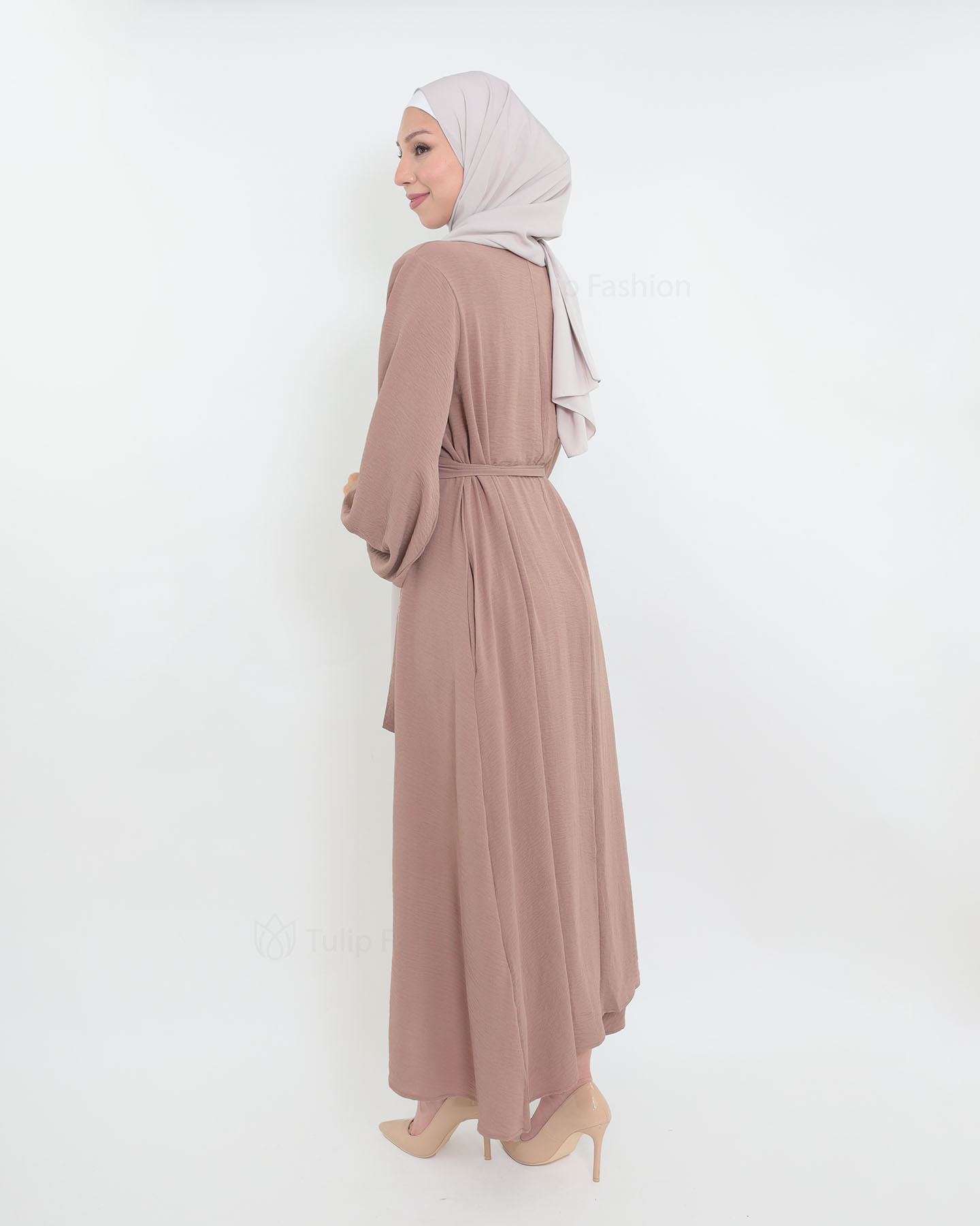 Rihab Abaya - Taupe - 5