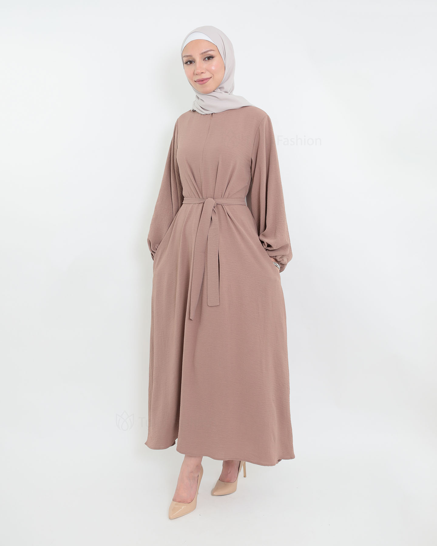 Rihab Abaya - Taupe - 3
